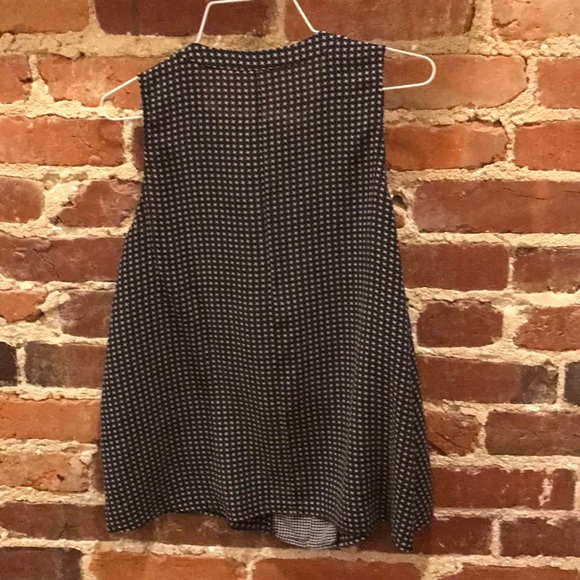 Madewell central plaid sleeveless blouse - Picture 2 of 2